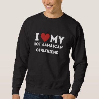 Sweatshirt J'Aime Mon Ami Chaud Jamaïcain À Retrouver La Jama