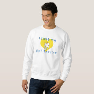 Sweatshirt j'aime mon bull terrier