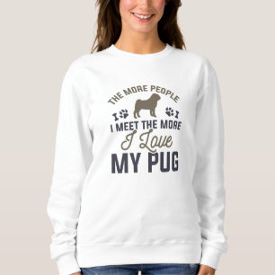 Sweatshirt J'aime mon Carlin