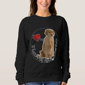 Sweatshirt J'aime mon chien de golden retriever