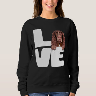 Sweatshirt J'aime mon chien Field Spaniel
