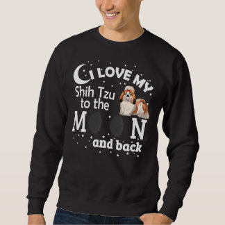 Sweatshirt J'Aime Mon Chien Tzu Chien Tzu Mignonne &amp