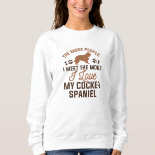 Sweatshirt J'Aime Mon Cocker Spaniel