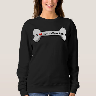 Sweatshirt J'Aime Mon Laboratoire Jaune