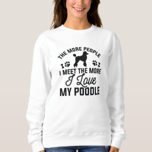 Sweatshirt J'Aime Mon Poodle