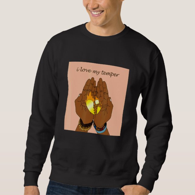 Sweatshirt J'Aime Mon Temper (Devant)