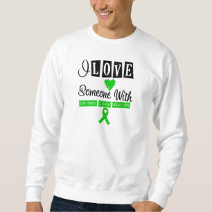 Sweatshirt J'aime quelqu'un avec la blessure de moelle