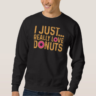 Sweatshirt J'Aime Vraiment La Sauce Vintage Coupe Rose Coloré