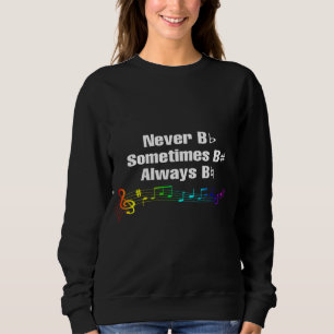 Sweatshirt Jamais B Plat, Parfois B Sharp T-Shirt