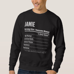Sweatshirt Jamie Informations Nutritionnelles Portion Calori