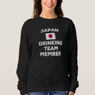Sweatshirt Japon Japonais Membre de l'équipe de boisson Corre