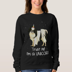 Sweatshirt Japonais Chin Faites-moi confiance Im Un Chien Uni