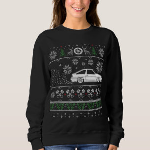 Sweatshirt Japonais Drifting initial voiture dérive Love Ugly