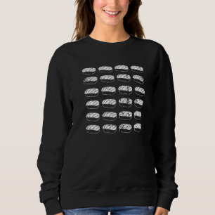 Sweatshirt Japonais Nigiri Sushi Taché De Thon Saumon Japonai