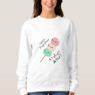 Sweatshirt Japonais Sweet Dango Trio Kawaii