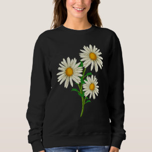Sweatshirt Jardin botanique Plante Daisy Fleur de fleurs Natu