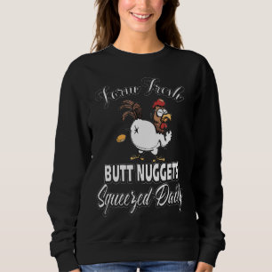 Sweatshirt Jardin Poulet Agricole Ferme Poulet frais