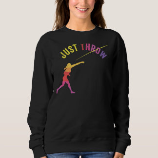 Sweatshirt Javelin Thrower Track Femme Juste Jeter