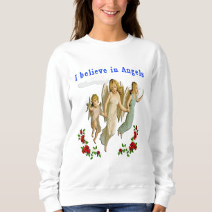 Sweatshirt Je crois aux vêtements d'anges