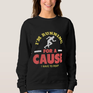 Sweatshirt Je dois faire tomber l'amour courir drôle 5K 10K R