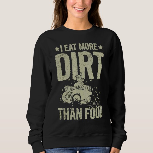 Sweatshirt Je Mange Plus Simples Que Le Devis De Nourriture P (Devant)