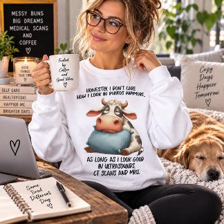 Sweatshirt Je Me Fiche De Mon Apparence En Photo