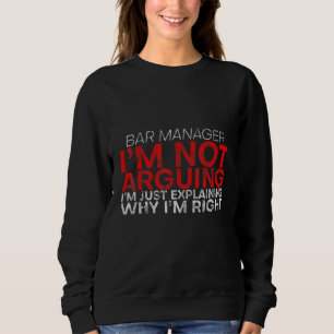 Sweatshirt Je n'affirme pas que j'explique juste pourquoi j'a
