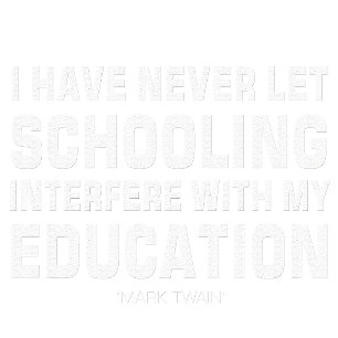 Sweatshirt Je N'Ai Jamais Laissé L'École Interférer Avec L'Éd