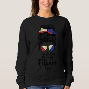 Sweatshirt Je ne hurle pas que c'est ma voix philippine Phili