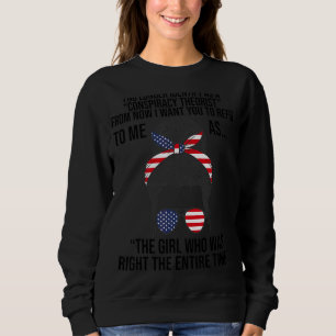 Sweatshirt Je Ne M'Identifie Plus Comme Un Théoriste Conspira