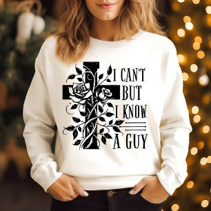 Sweatshirt Je ne peux pas, mais je connais un type