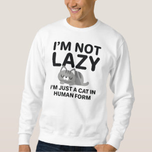 Sweatshirt Je ne suis pas paresseux