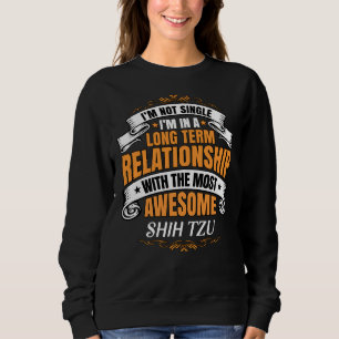 Sweatshirt Je Ne Suis Pas Un Seul Je Suis Dans Une Relation À