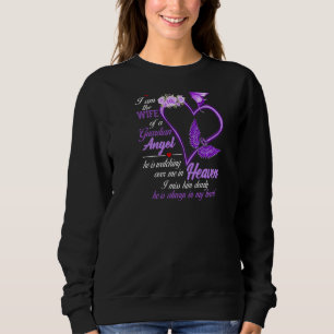 Sweatshirt Je ne suis pas une veuve, je suis l'épouse d'un an