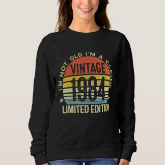 Sweatshirt Je ne suis pas vieux Je suis un classique Vintage 