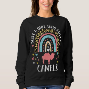 Sweatshirt Je ne suis qu'une fille qui aime les chameaux Coeu