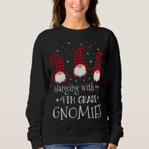 Sweatshirt Je Passe Avec Mes Gnomies Trois Gnomes Noël Buf