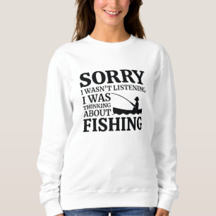Sweatshirt Je Pensais À La Pêche