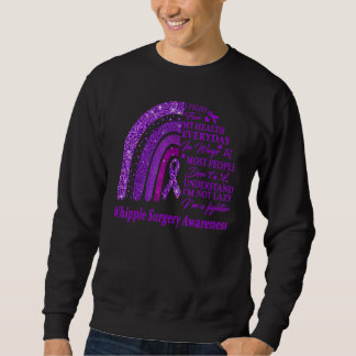 Sweatshirt Je Porte Du Violet Pour La Chirurgie Des Chiffres
