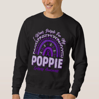 Sweatshirt Je porte du violet pour la sensibilisation à l'épi