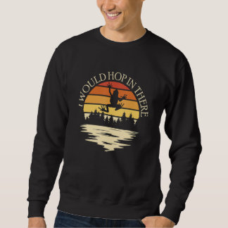 Sweatshirt Je sauterais dans cette grenouille d'arbre