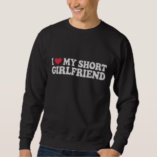 Sweatshirt Je suis amoureux de ma petite amie fille garçon co