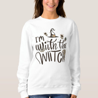 Sweatshirt Je suis avec la sorcière