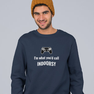 Sweatshirt Je suis ce qu'on appelle un joueur personnalisable