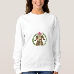 Sweatshirt Je suis cette folle fille qui aime beaucoup les ch