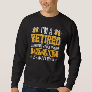 Sweatshirt Je suis enseignant à l'école primaire à la retrait