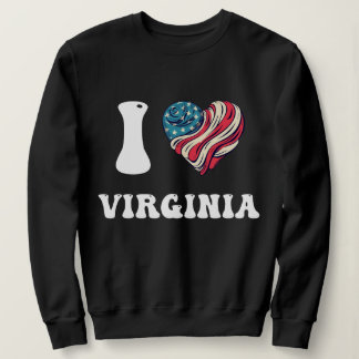 SWEATSHIRT JE SUIS ÉPRIS DE VIRGINIE CADEAU SOUVENIR POUR LES