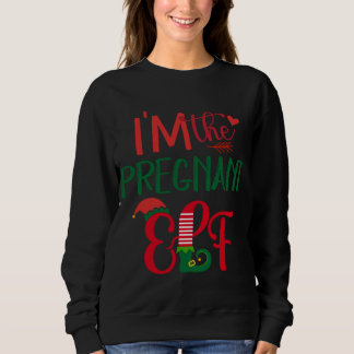 Sweatshirt Je suis La Femme Enceinte Matching Famille Vilaine