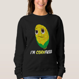 Sweatshirt Je suis le fermier cornu la vie de maïs Cob Fermie