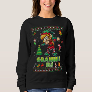 Sweatshirt Je suis le Grand Elfe Matching Family Joyeux Chris